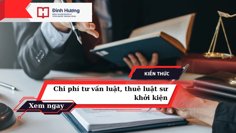 chi phí tư vấn luật thuê luật sư