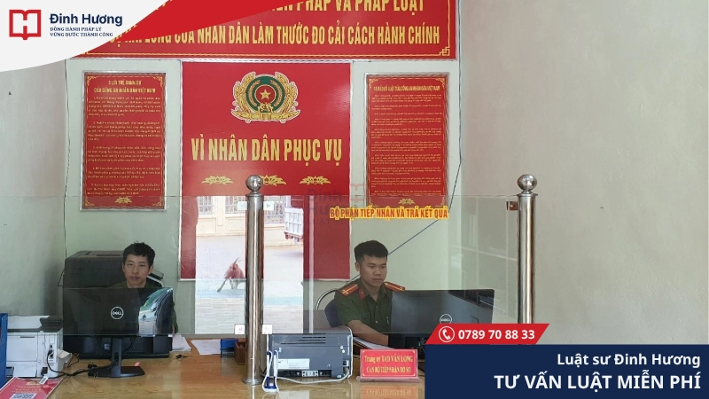 Hoàn tất thủ tục tại UBND hoặc bộ phận 1 cửa