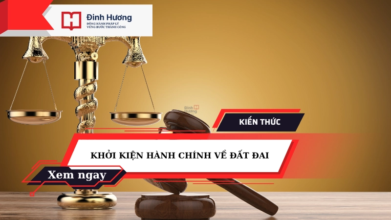 khởi kiện hành chính về đất đai
