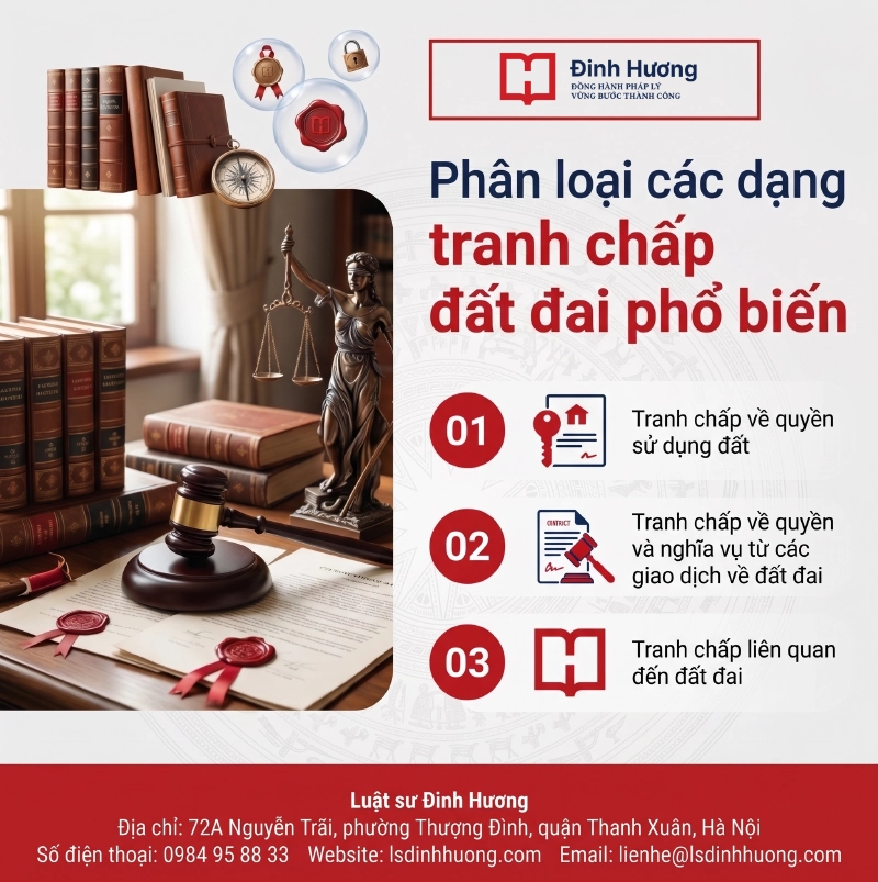 Các dạng tranh chấp đất đai phổ biến