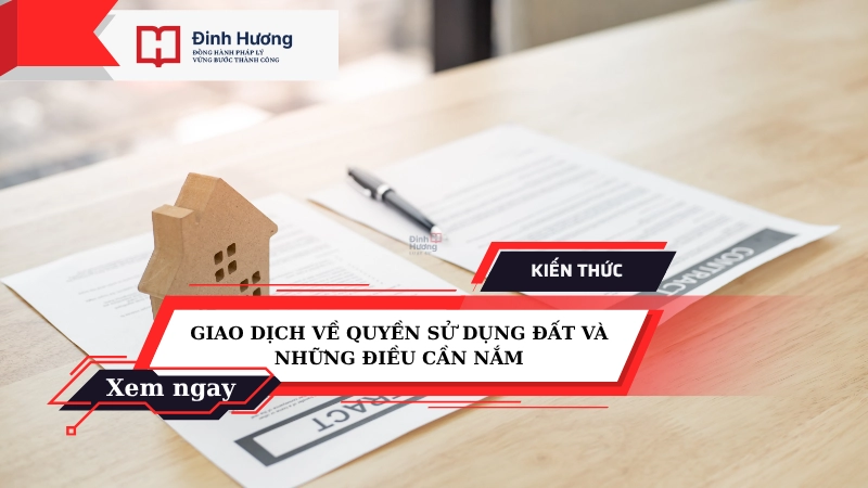 giao dịch về quyền sử dụng đất