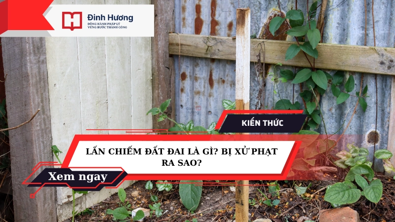 lấn chiếm đất đai