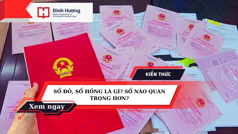 sổ đỏ sổ hồng