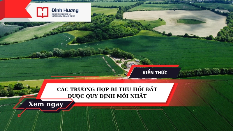 các trường hợp thu hồi đất