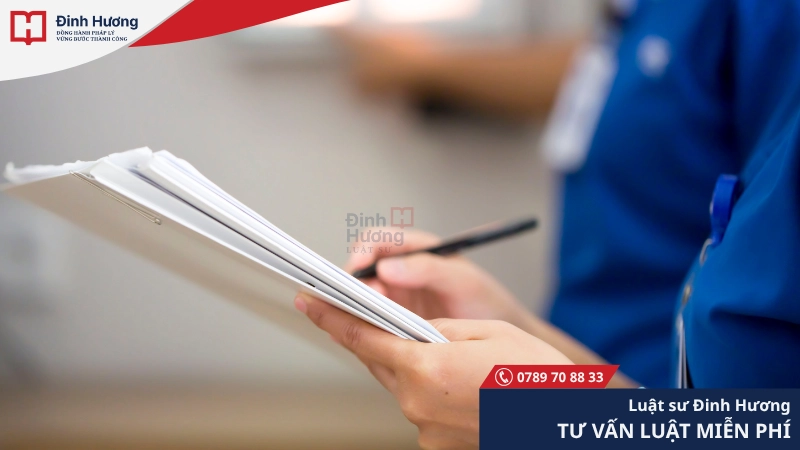 Tiến hành lập biên bản và di dời tài sản
