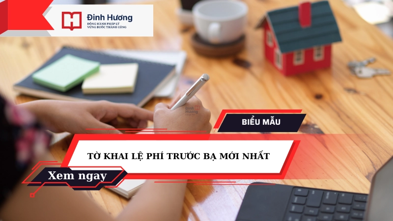 tờ khai lệ phí trước bạ