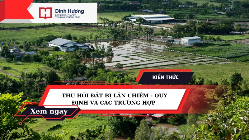 thu hồi đất bị lấn chiếm