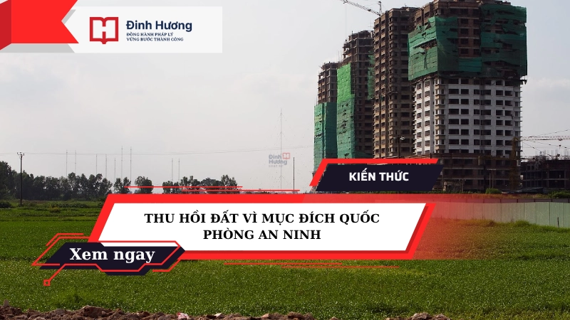 thu hồi đất quốc phòng