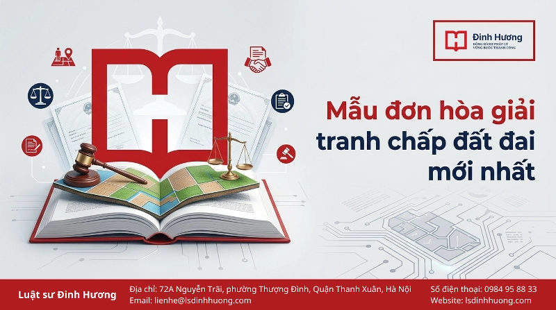 Mẫu đơn hòa giải tranh chấp đất đai mới nhất