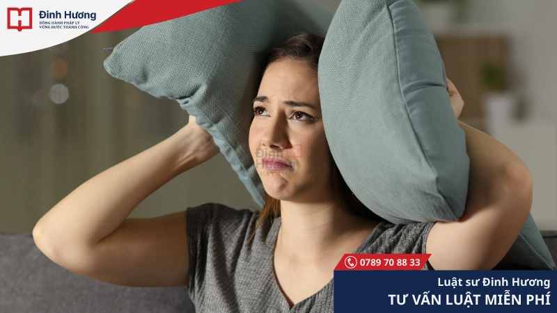 Vấn đề tiếng ồn sinh hoạt gây ảnh hưởng đến vách chung cũng là một trường hợp thường gặp