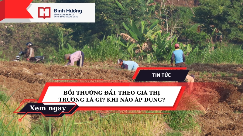 bồi thường đất theo giá thị trường