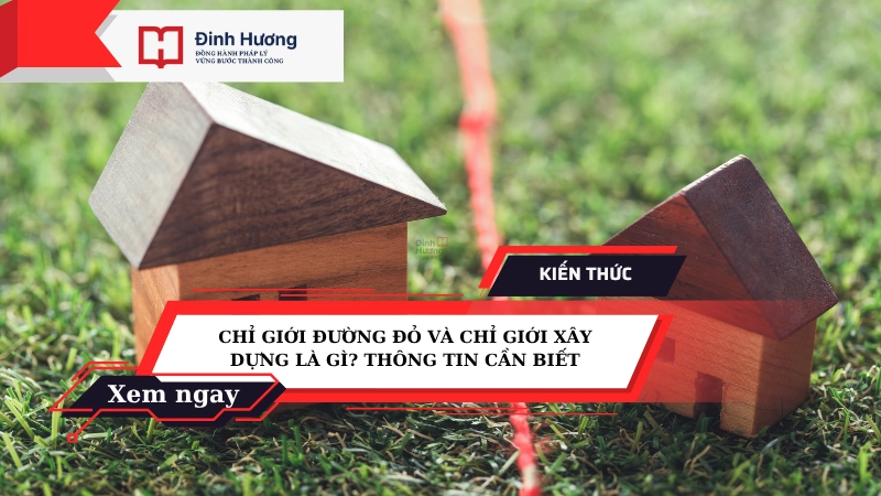 chỉ giới đường đỏ