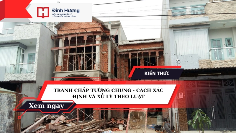 tranh chấp tường chung