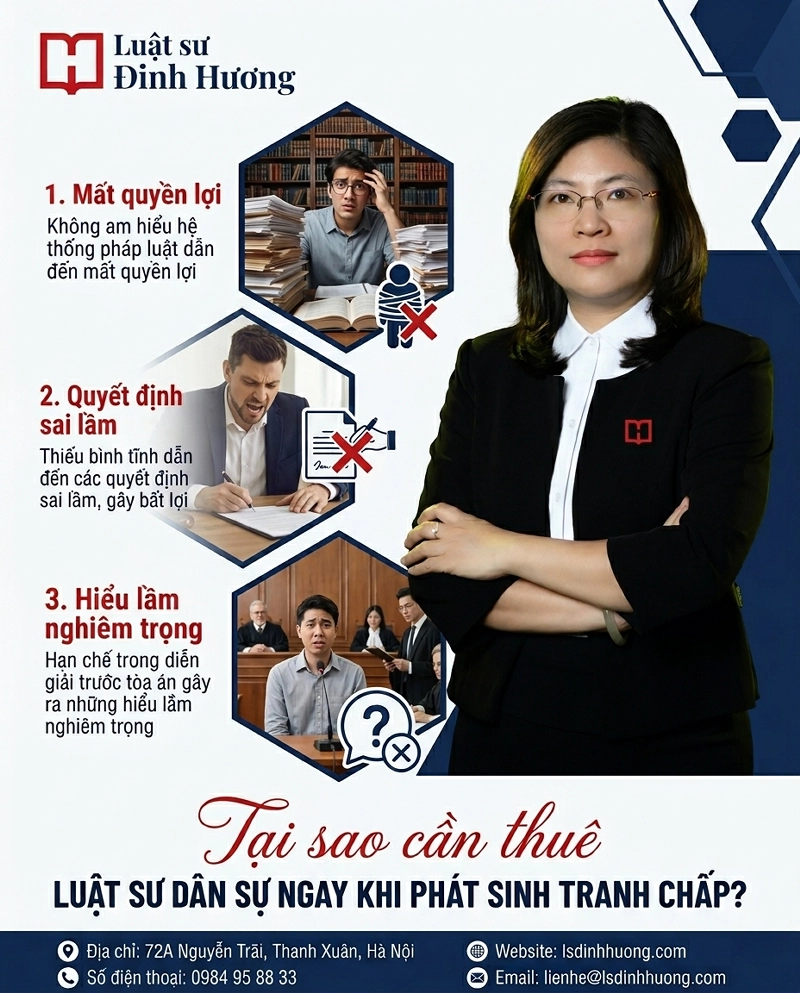 Lý do nên thuê luật sư dân sự ngay khi phát sinh tranh chấp