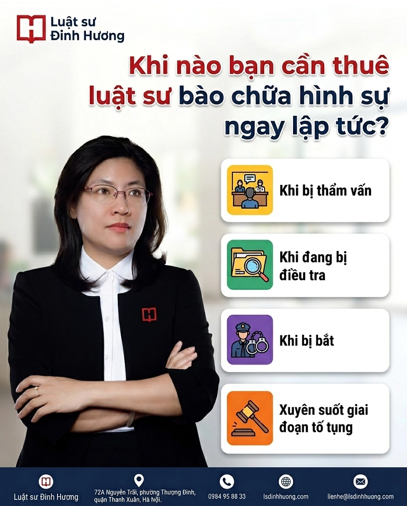 Những thời điểm bạn cần thuê luật sư hình sự ngay lập tức