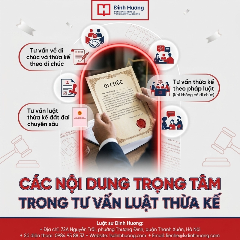 Các nội dung trọng tâm thường gặp trong tư vấn luật thừa kế Các nội dung trọng tâm thường gặp trong tư vấn luật thừa kế
