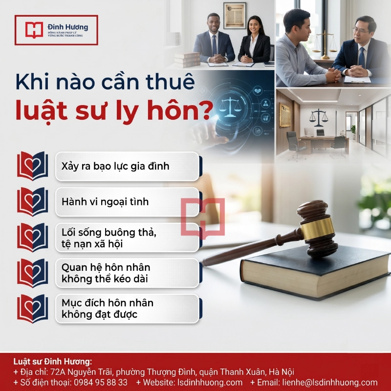 Nhữngt trường hợp cần thuê luật sư ly hôn Nhữngt trường hợp cần thuê luật sư ly hôn