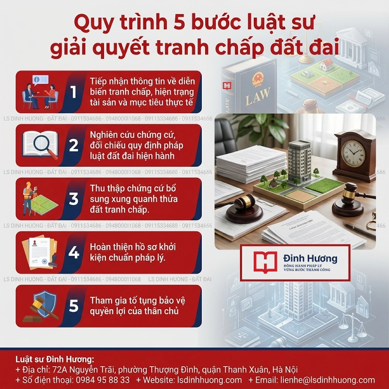 Quy tình giải quyết tranh chấp đất đai chuyên nghiệp Quy tình giải quyết tranh chấp đất đai chuyên nghiệp