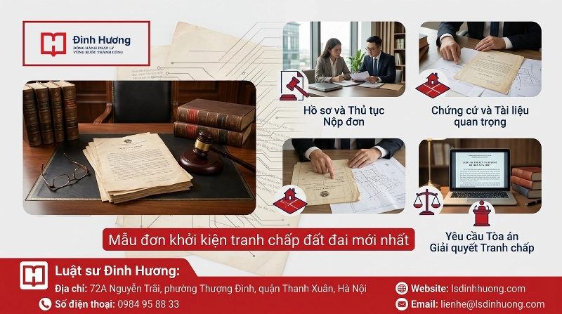 Mẫu đơn khởi kiện tranh chấp đất đai