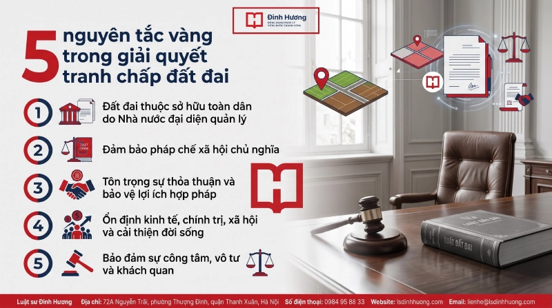 Nguyên tắc vàng trong giải quyết tranh chấp đất đai